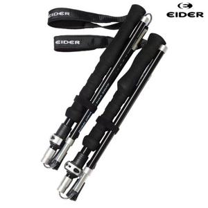 아이더 공용 POP 5단 두랄루민 폴딩 쌍스틱 세트 (Black) (DUA24T83_Z1)