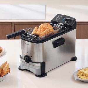위즈웰 세이브 튀김기 WH3189 3L 기름분리 가정용 스테인리스 튀김기