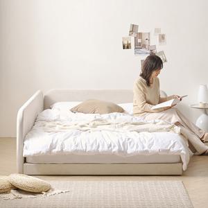 지베스 쿠시 갤럭시원단 슬림가드 저상형침대 Q+폼텍스20T