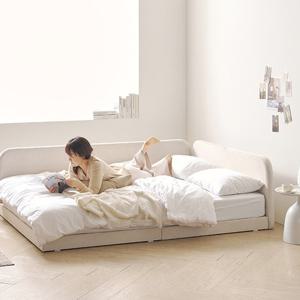 지베스 쿠시 갤럭시원단 슬림가드 저상형침대 Q+H호텔매트