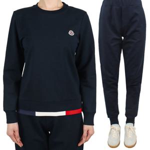 몽클레어 25SS 여성 트레이닝 셋업 네이비 성인사이즈 8M00010 89AEB 778 12-14Y