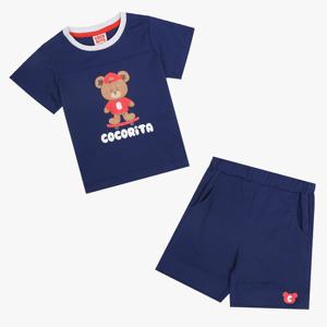 [코코리따]컬러 스티치티셔츠바지상하세트CEMS243E6