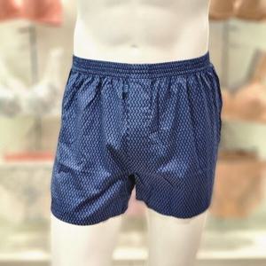 [엘르] 110) 80수 네이비 웨이브 기하학 남성 트렁크 EEMTK142NV