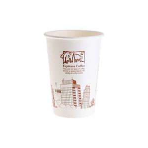 테이크아웃컵 390ml 뉴욕 화이트 종이컵 100개 카페 일회용