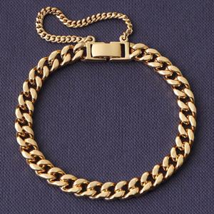 [미니아트] 볼드 각 체인 14KGP 골드 볼드 체인 고급 패션 팔찌