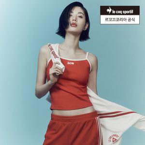 [르꼬끄공식] 여성 스몰로고 슬림핏 슬리브리스 (QQ222OSL41)