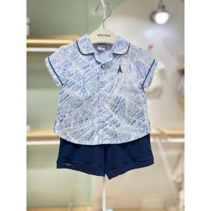 압소바HM (아기상하) 프레 셔츠 상하복 (25여름신상품) (A2321202)