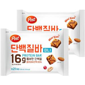 포스트 단백질바 미니 231g x 2개