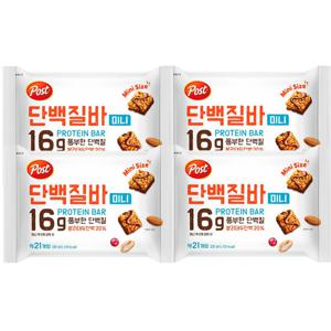 포스트 단백질바 미니 231g x 4개