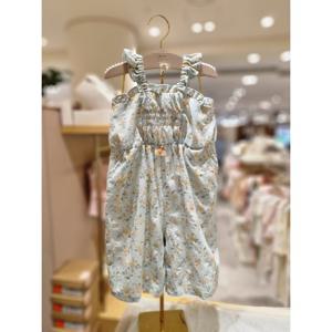 (밍크뮤10) 25년 여름신상HK(MN)브라이트플라워프릴점프슈트 (35315420010)