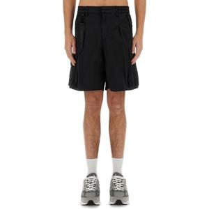 알파인더스트리 루즈 핏 블랙 어드저스터블 스트랩 쇼츠 756364