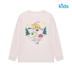 노스페이스키즈 캠프아웃 긴팔 라운드티-NT7TR01U