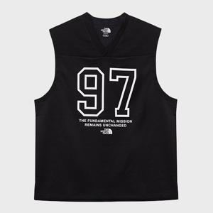 [노스페이스 화이트라벨]1997 메쉬 슬리브리스 NT7VR02J_BLK