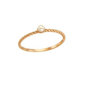 [GB] 꼬임 담수진주 포인트 10K GOLD 반지 LRT16141T