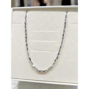 미니골드 14k 에노르메 화이트골드 목걸이 NNKM4198