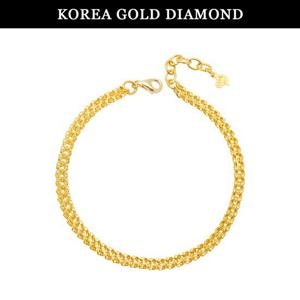 [한국금다이아몬드] 순금 체인 팔찌 24K 금팔찌 벌집 3.75g