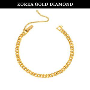 [한국금다이아몬드] 순금 팔찌 24K 여자 금팔찌 팔각 체인 11.25g