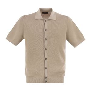 페세리코 퓨어 코튼 얀 폴로 가디건 R59010F14 H44