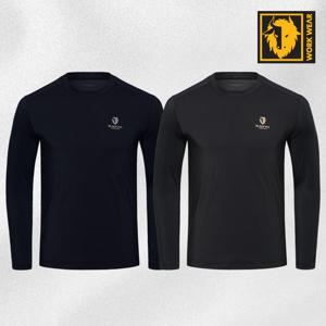 블랙야크 워크웨어 S-아쿠아라운드티셔츠