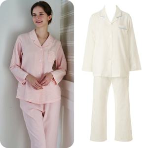 [비너스]여성잠옷 자연스러운 주름이 있어 편한 시어서커 파자마 VPA4521W