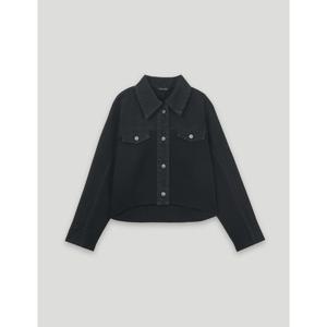 [코데즈컴바인]니트 텍스쳐블럭 데님자켓 (CKA-DJ502W2)