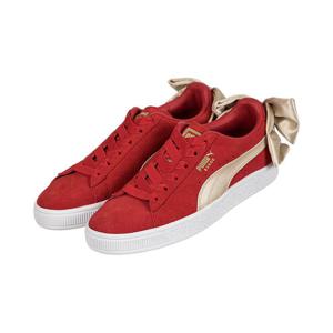 푸마 스웨이드 보우 런닝화 레드 367732-01