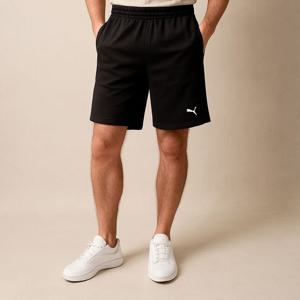 [푸마 주니어]푸마 PUMA 에센셜 TAD 프렌치테리 트레이닝 반바지 팬츠 블랙 525909-01