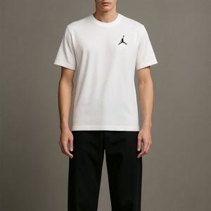 [나이키 주니어]나이키 조던 점프맨 엠브로이드 코튼 반팔티 화이트 DC7486-100