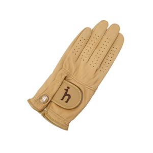 헤지스 골프 여성 25SS 카멜 여성 컬러 양피 왼손장갑 HWGV5E101CM