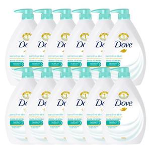 도브 센스티브 스킨 바디워시 1L X 12개