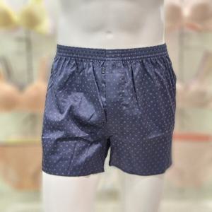 [엘르] 110) 80수 네이비 도트 플라워 남성 트렁크 EEMTK241NV