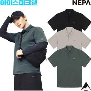 [네파] 남성 아이스테크쉘-V 반팔 우븐 폴로 티셔츠 7K35231