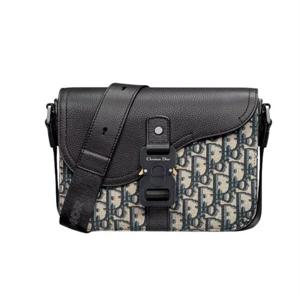 디올 Saddle 스몰 플랩 스트랩백 1ADPO049YKS_H27E