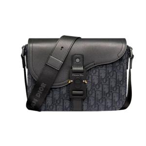 디올 Saddle 스몰 플랩 스트랩백 1ADPO049YKS_H00N