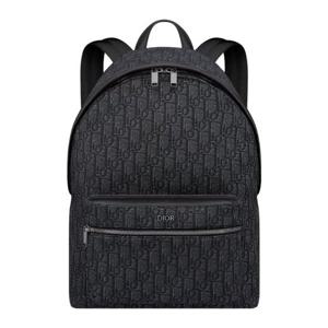 디올 RIDER 백팩 블랙 오블리크 자카드 1VOBA088YKY_H00N