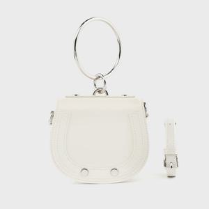 몽삭 릴다 소가죽 미니 크로스백 아이보리 AL18-2810-IV