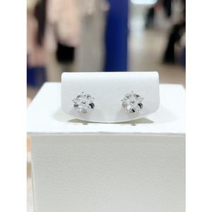 미니골드 14K 화이트골드 프라셰귀걸이 EMSM4034