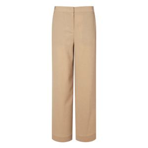 헤지스 여성 25SS 폴리혼방 세미와이드 슬랙스 베이지 HSPA5B391I2