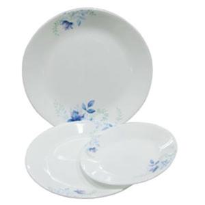 코렐 블루 플로랄 원형접시(소)1개 앞접시 플레이팅