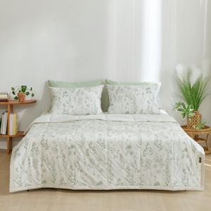 [파르페by알레르망] 가드닝 고밀도면 냉감 시어서커 여름 차렵이불패드세트S/SS