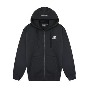 뉴발란스 ESS 스몰로고 후드집업 자켓 블랙 NBMDD11013-19