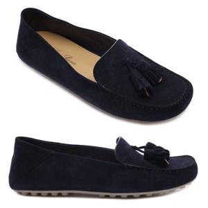 [로로피아나] 25SS 여성 도트 솔 모카신 스웨이드 로퍼 (FAN0109 W1B4 25S)