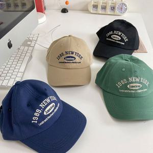 1989 뉴욕 레터링 캐주얼 야구모자 남녀공용 커플모자