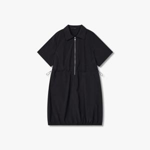 [지컷]하프 집업 숏 슬리브 원피스 7255237113