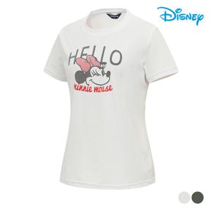 [디즈니골프]여성 캐릭터 아트웍 반팔 라운드 티셔츠 DP2LTRR92
