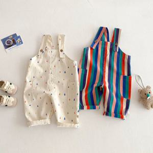 [조이멀티][조이멀티] 컬러물방울 아동 긴바지 멜빵바지 205715