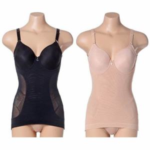 [비비안(언더웨어)]파워네트 원단 몰드컵 바디쉐이퍼 2종택1(BT3500B)