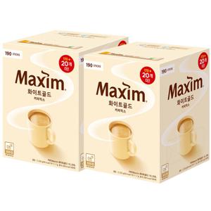 맥심 화이트골드 커피믹스 190T X 2개