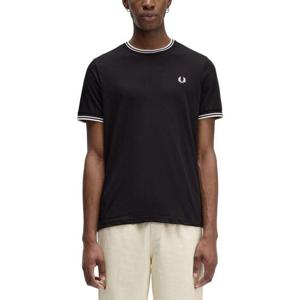 프레드페리 남성 블랙 반팔 티셔츠 FPM158853_102