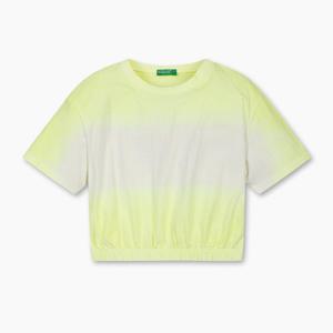 [베네통키즈] 여아 그라데이션 티셔츠_3NPDC10OKYE